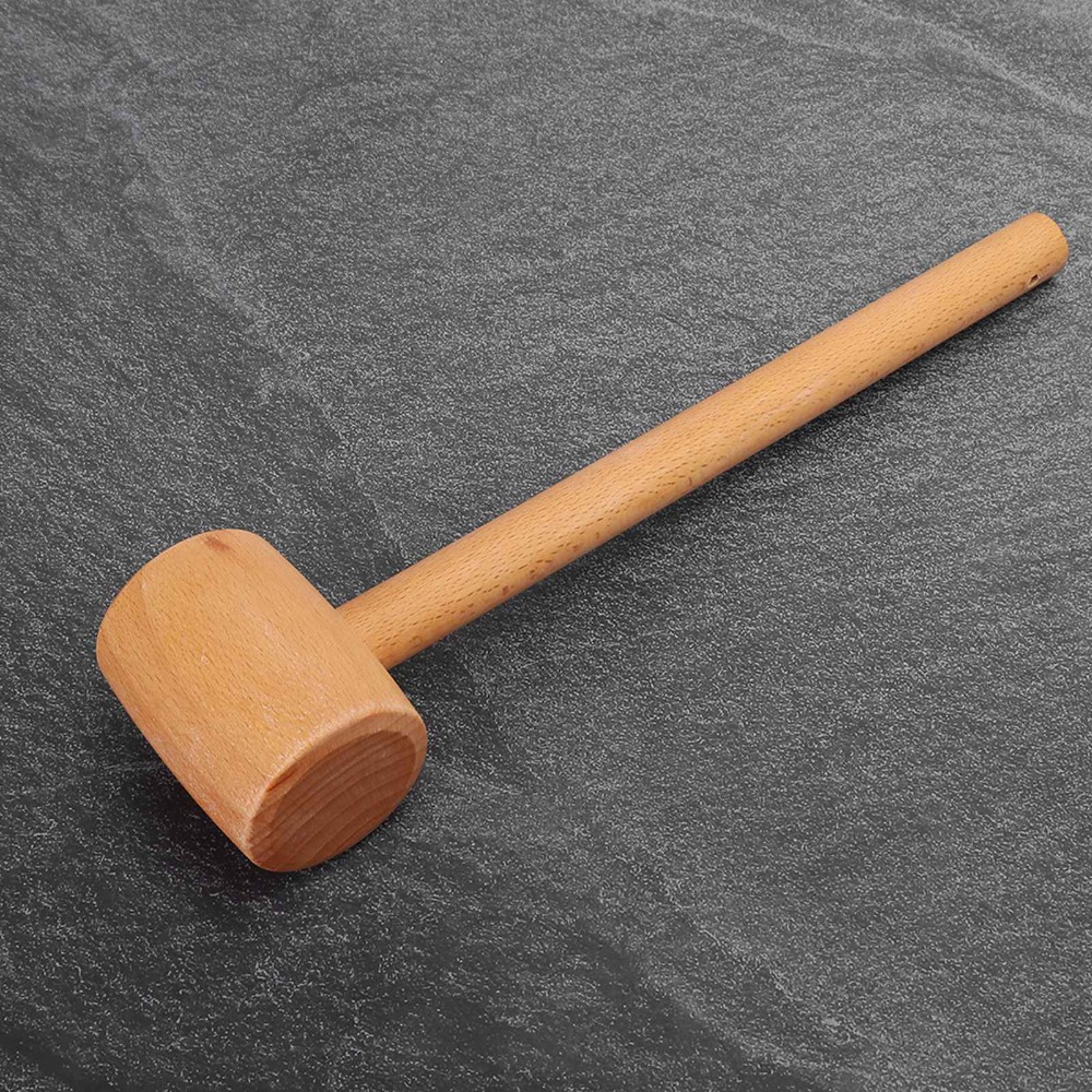Wooden Mallet Carving - 無垢材木製マレット、ダメージフリー打撃、手作りのブナ材ハンマー、高硬度、彫刻デザイン、大工用マレット