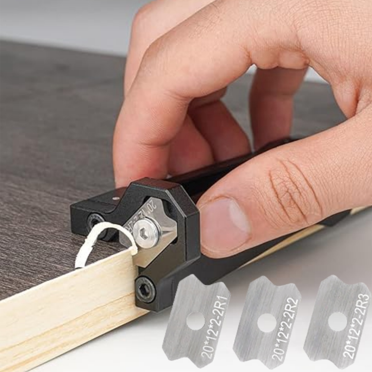 Woodworking For Beginners - 木工用ベニヤエッジトリマー、エッジバンディングツール、木工用面取り手動かんな、木工用バリ取りかんな