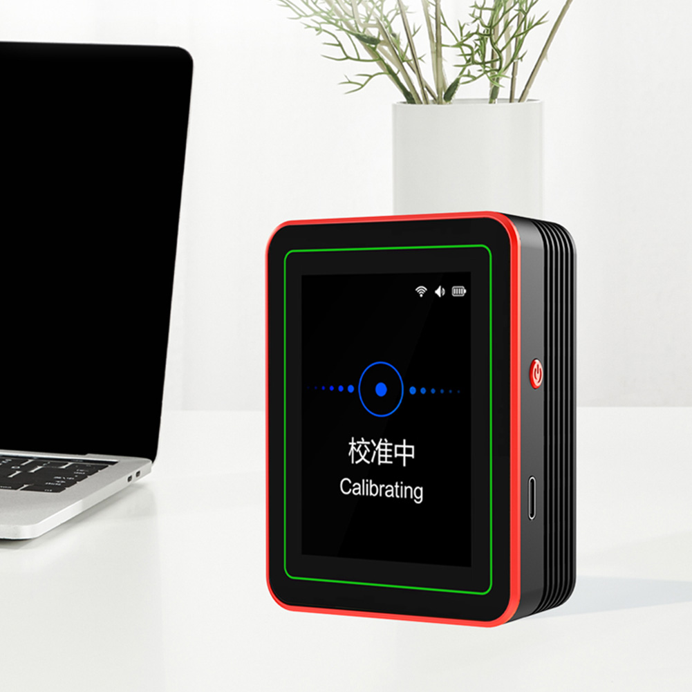 Woodworking App - WiFi 15-in-1 室内空気質モニター TFT ディスプレイ家庭用 CO
