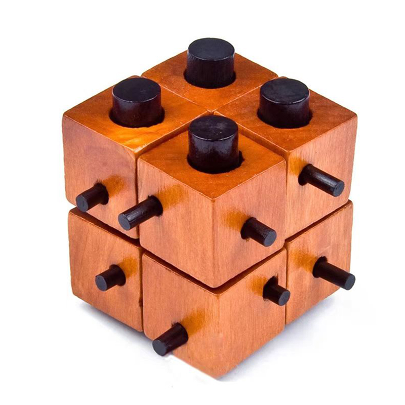 Woodworking Game - 木製ブレインティーザーパズル、連鎖解法ゲーム、子供と大人のためのIQテスト、論理力と問題解決能力を養う知育玩具