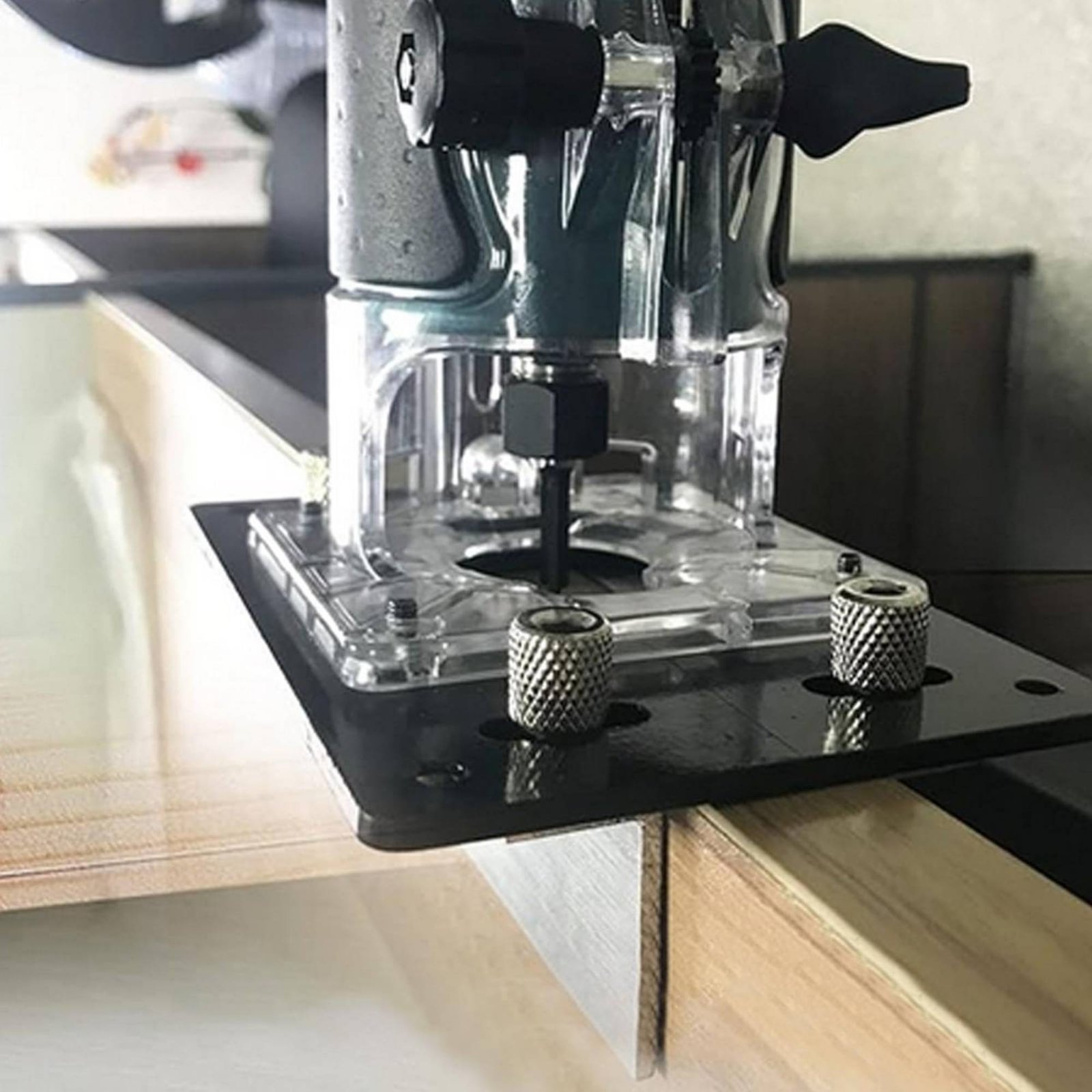Woodworking Workshop - 隠しコネクタージグ多機能家具スロットジグスロット切断テンプレートポータブル木工ツールワークショップ用に取り外し可能