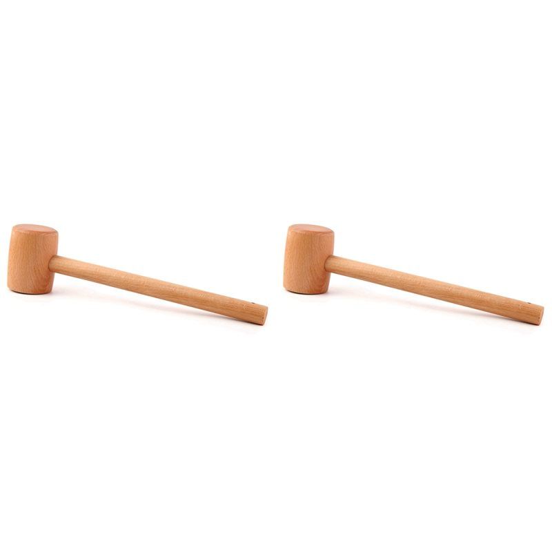 Wooden Mallet Carving - AT05-2X ブナ材レザークラフトハンマー マレットハンマー DIYレザーツール マレットノッキング取り付けハンマー