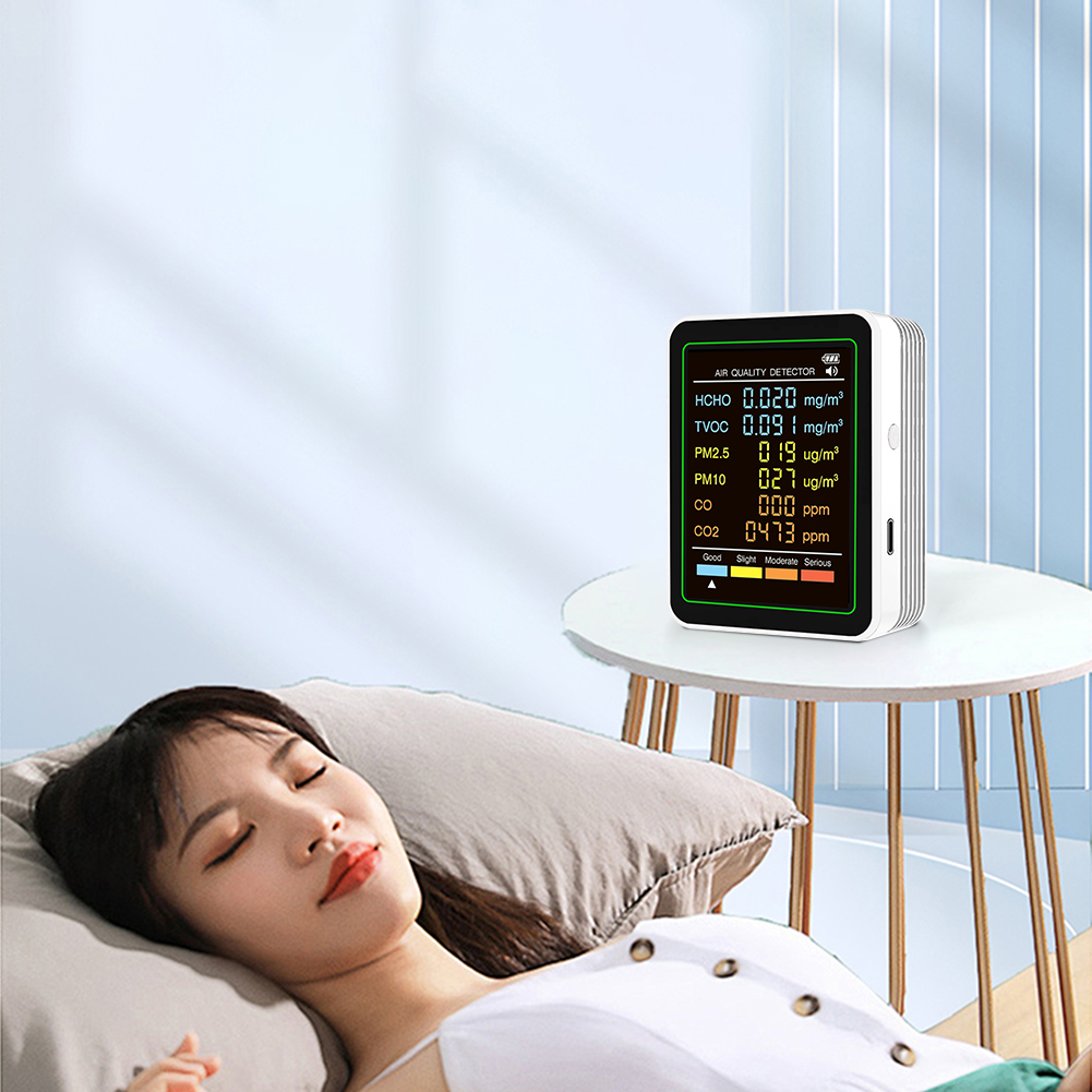 6in1 空気質検出器テスター リアルタイム温度湿度検出器  - Woodworking App のレビューと価格