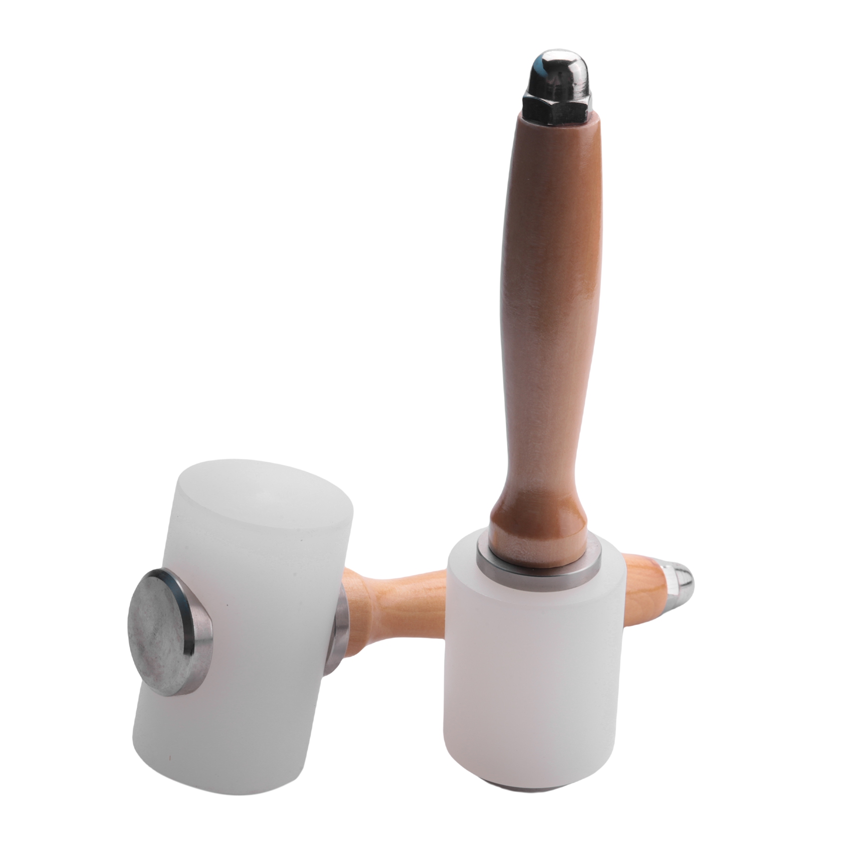 在庫数量 2個 レザーカービングハンマー、レザーマレット、木 - Wooden Mallet Carving のレビューと価格