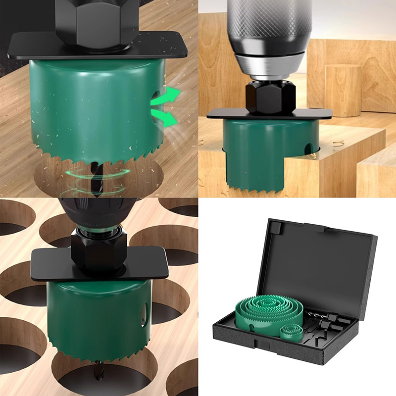 19/8/5個入り 19-127mm ホールソー切断セット  - Woodworking Workshop のレビューと価格