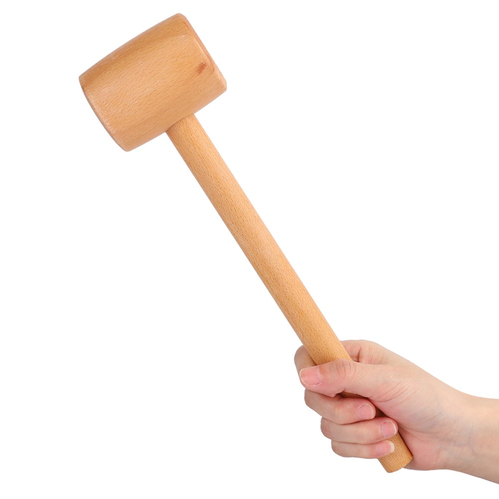 無垢材木製マレット、ダメージフリー打撃、手作りのブナ材ハンマ - Wooden Mallet Carving のレビューと価格