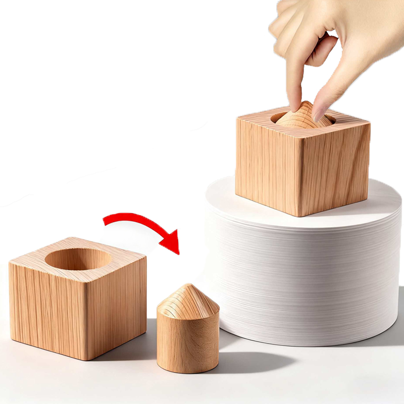 不可能な木製ブロックは、シリンダーのクローズアップを表現しま - Woodworking Game のレビューと価格
