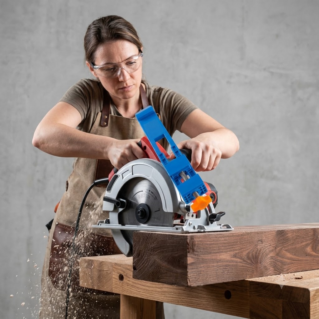 耐久性のあるABS電動丸鋸、調整可能なガイド付きの頑丈な精密 - Woodworking File のレビューと価格