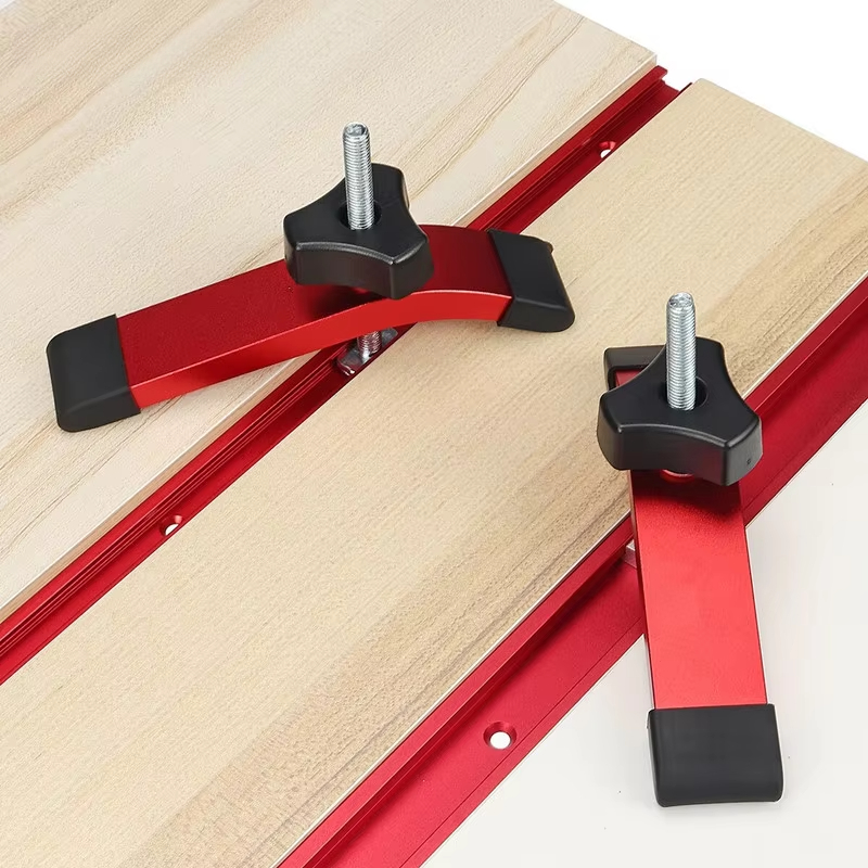 1/2 個の速効性ホールドダウンクランプアルミプレスプレート - Woodworking Workbench のレビューと価格