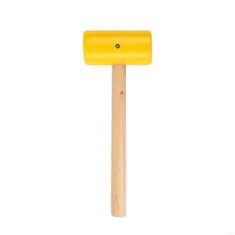 diyレザークラフトマレットロングハンドル縫製革cowhid - Wooden Mallet Carving のレビューと価格