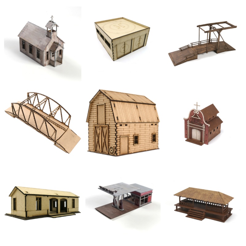 手作りの建設パズルモデル,木製の組み立ておもちゃ,シーンモデ - Woodworking Game のレビューと価格