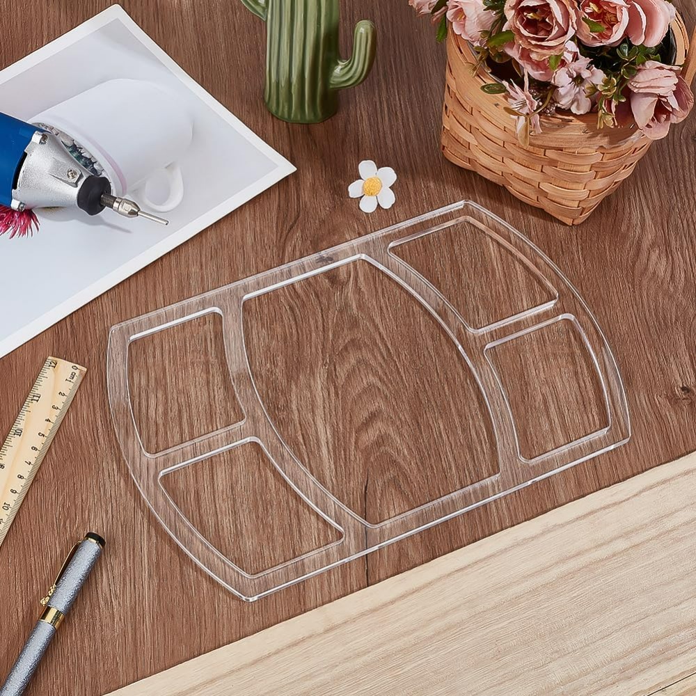 5ポケットバレットトレイルーターテンプレート長方形アクリル木 - Woodworking Shops のレビューと価格