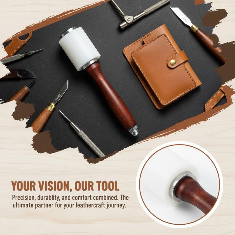 1PC レザーカービングハンマー レザークラフトマレット ナ - Wooden Mallet Carving のレビューと価格