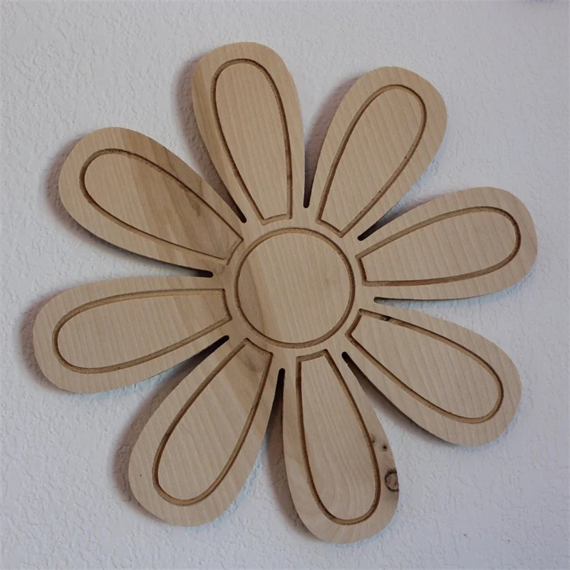 木製デイジー壁掛けフラワー、保育園の装飾、ボヘミアンスタイル - Woodworking For Beginners のレビューと価格