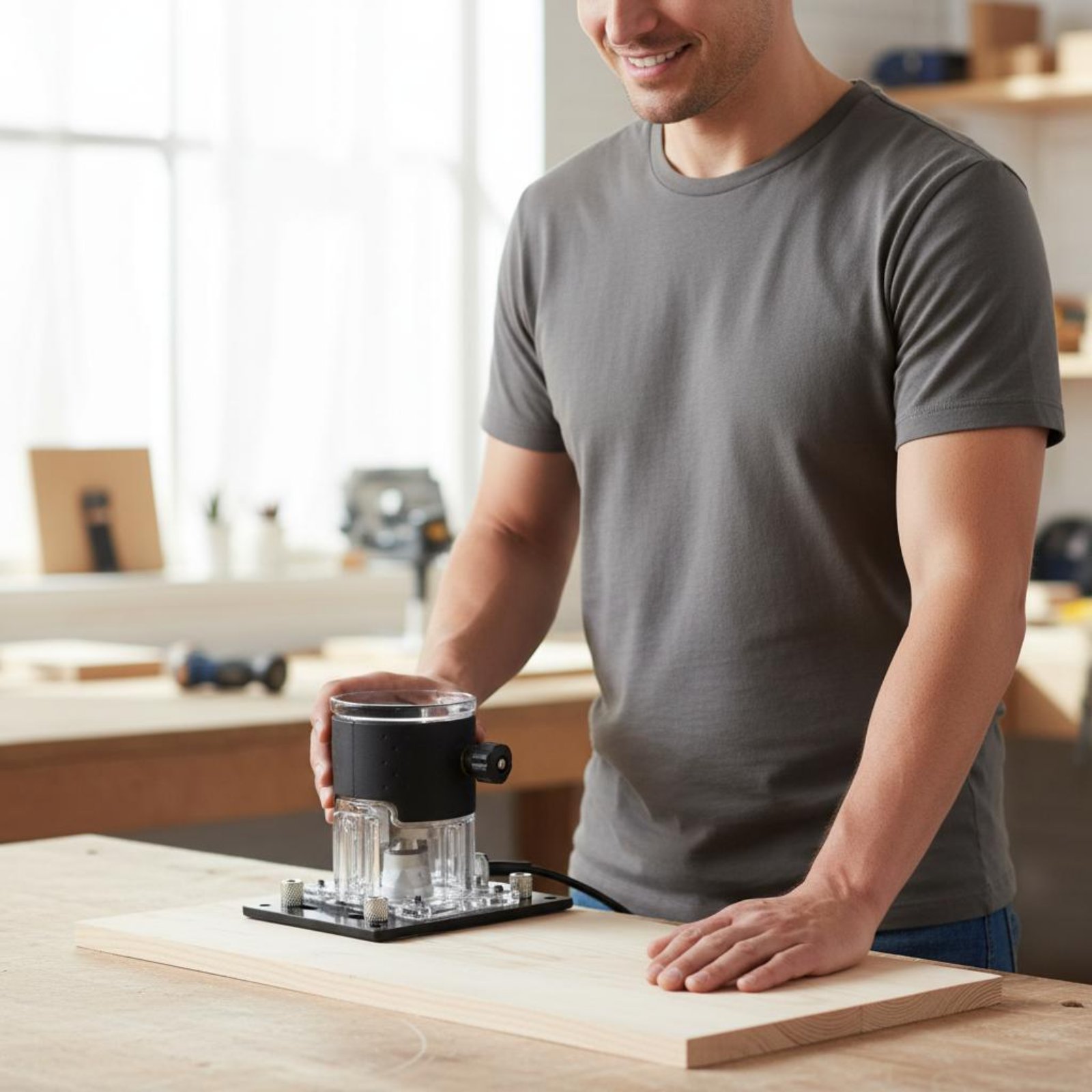 セルフロック式テーブルドッグ、ローレット加工トップステンレス - Woodworking Workbench のレビューと価格