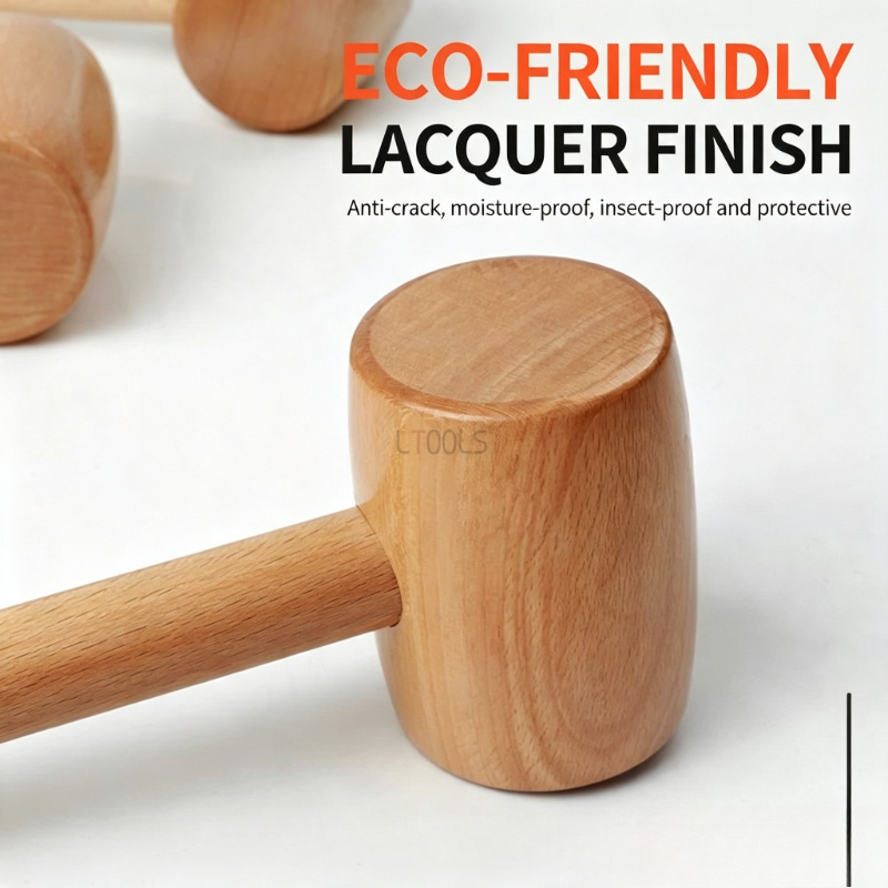 無垢材のミニ木製ハンマー、木工用打撃ツール、大工仕事、DIY - Wooden Mallet Carving のレビューと価格