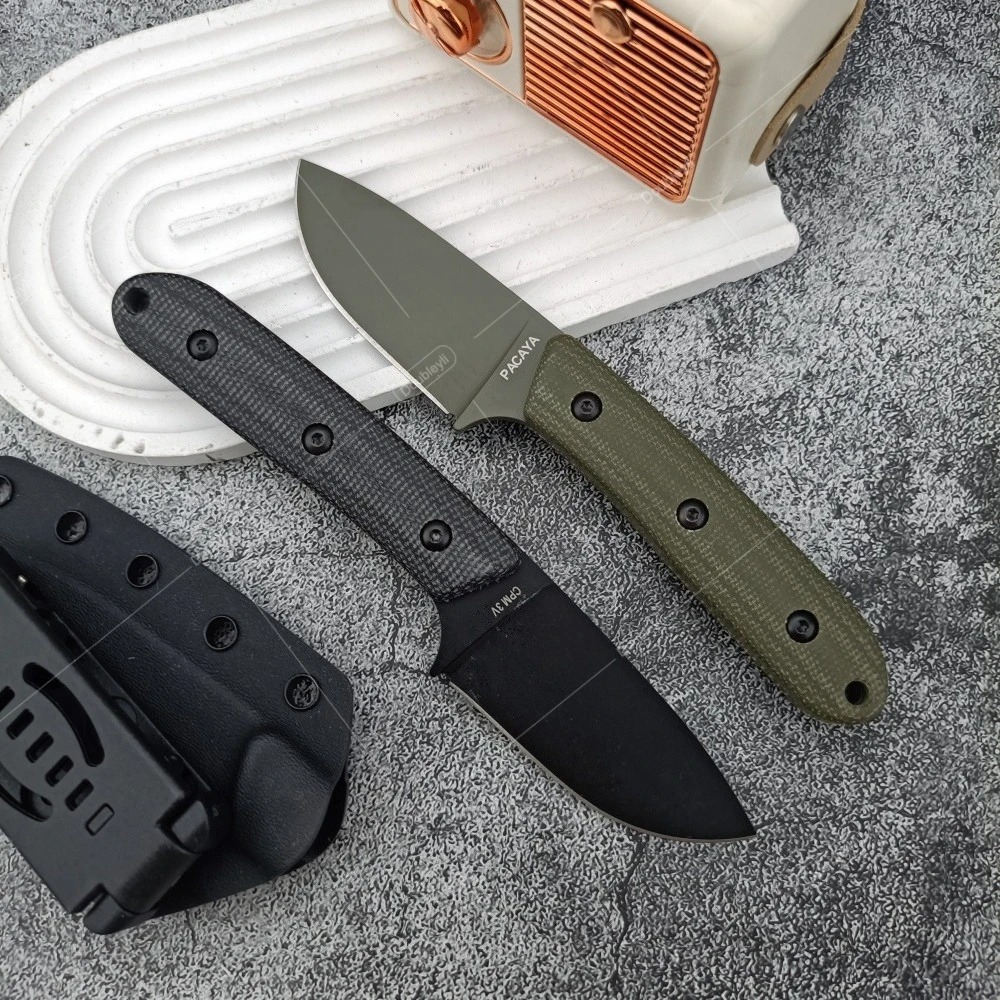 ユーティリティ軽量パカヤストレートナイフ EDC 多目的アウ - Woodworking Gifts For Men のレビューと価格