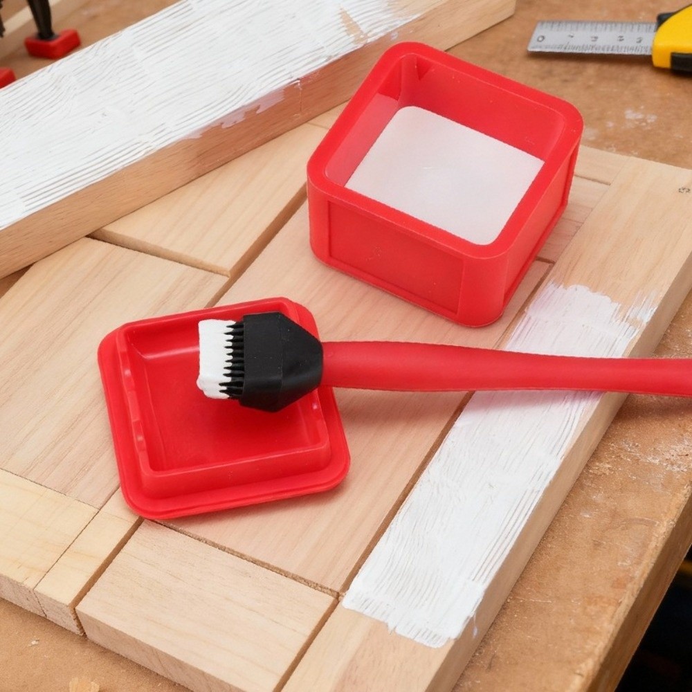 シリコン製グルーブラシ、密閉可能な蓋付き、清掃が簡単な木工用 - Woodworking Easy Projects のレビューと価格