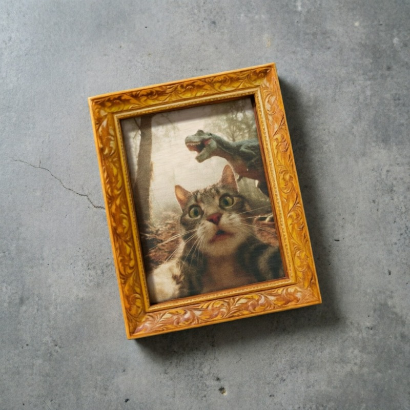 8*6*1cm 木製磁気絵画クラフトデコレーションステッカー - Woodworking Art のレビューと価格