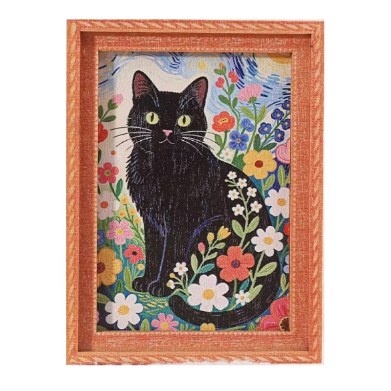 8*6*1cm 木製磁気絵画クラフトデコレーションステッカー - Woodworking Art のレビューと価格