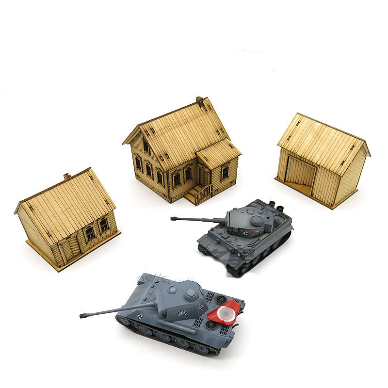 1/72 木製組み立てハウス ヨーロッパ建築 ロウハウス 店 - Woodworking Game のレビューと価格