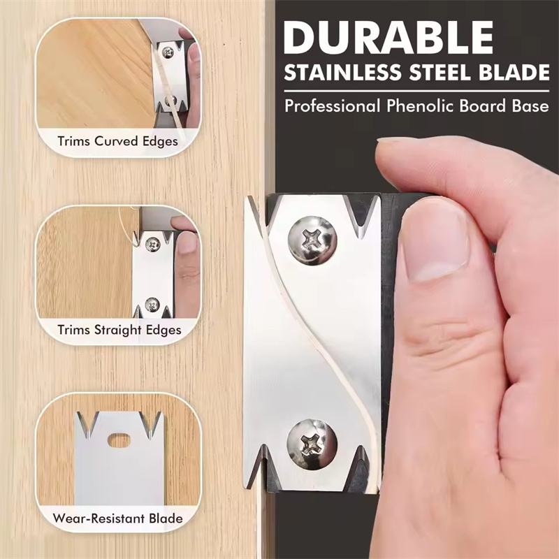 1pc 金属エッジバンディングトリマー手動直角木工エッジコー - Woodworking Edge Corner Planer のレビューと価格
