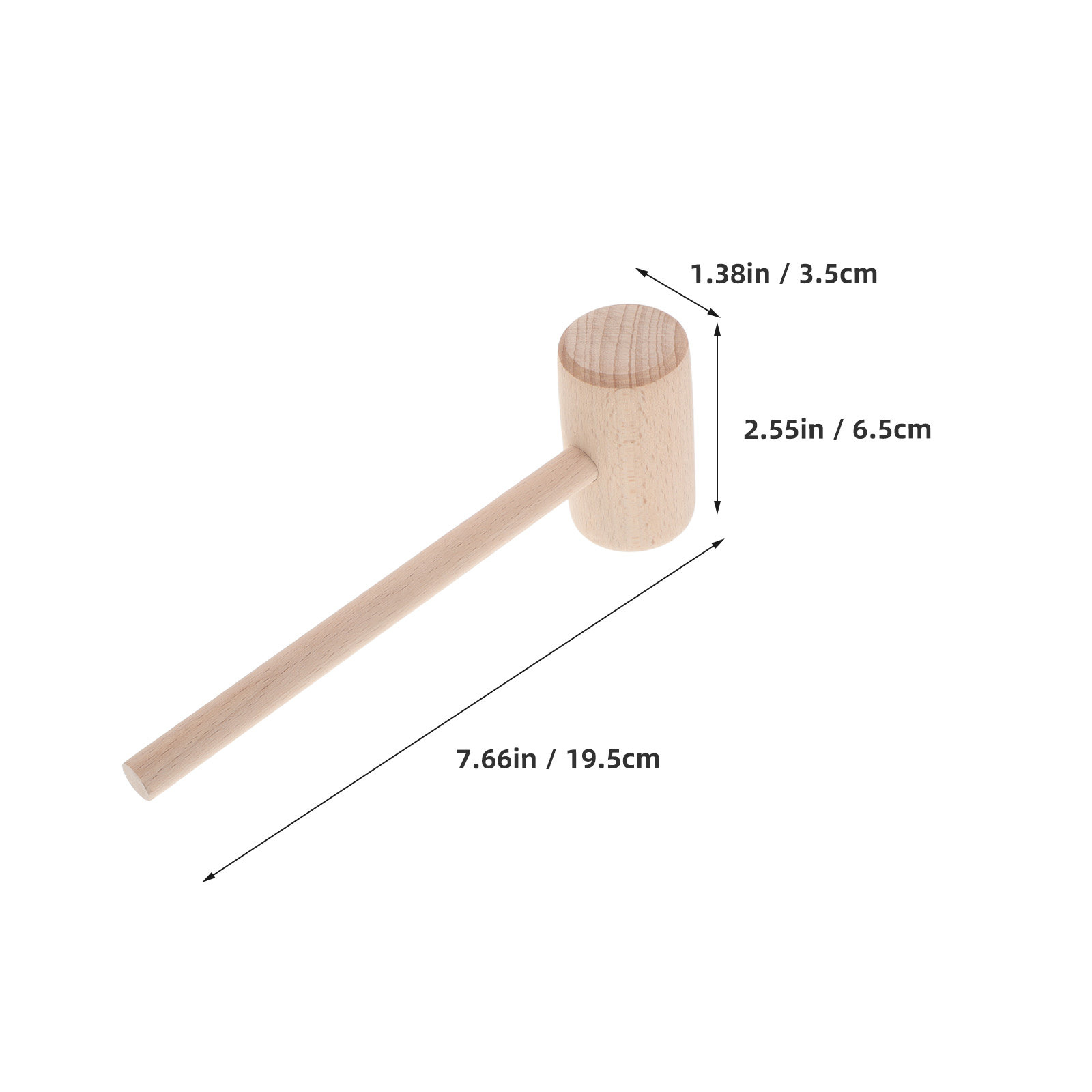 工芸品木製ハンマー DIY 木工彫刻マレット ブナ材ハンドル - Wooden Mallet Carving のレビューと価格