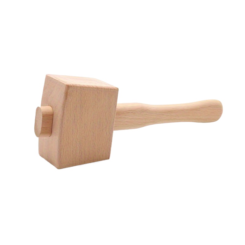 1Pc DIY レザービーチ無垢材木工マレット大工ツールハン - Wooden Mallet Carving のレビューと価格