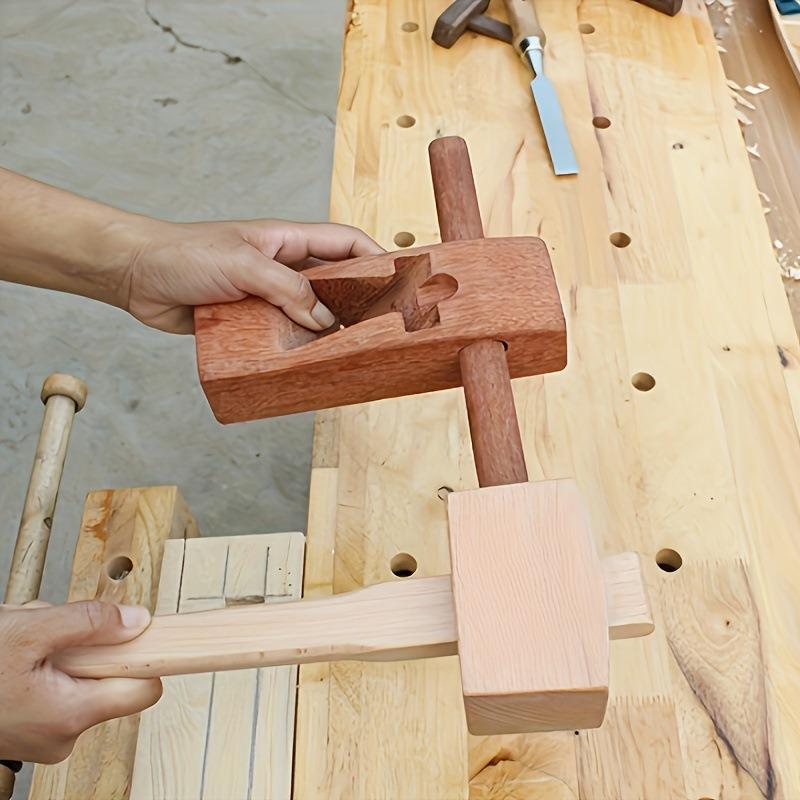 1Pc DIY レザービーチ無垢材木工マレット大工ツールハン - Wooden Mallet Carving のレビューと価格