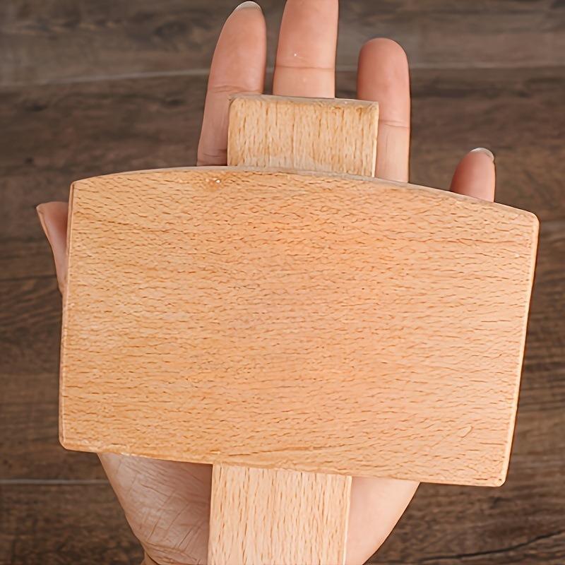 1Pc DIY レザービーチ無垢材木工マレット大工ツールハン - Wooden Mallet Carving のレビューと価格