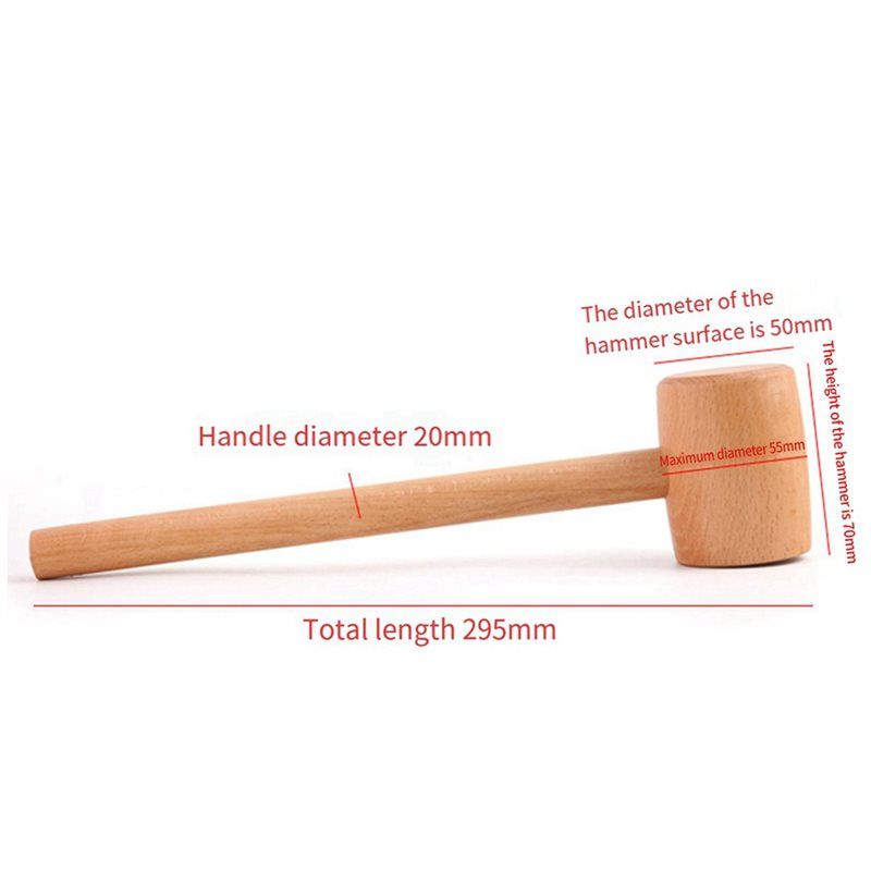 AT05-2X ブナ材レザークラフトハンマー マレットハンマ - Wooden Mallet Carving のレビューと価格
