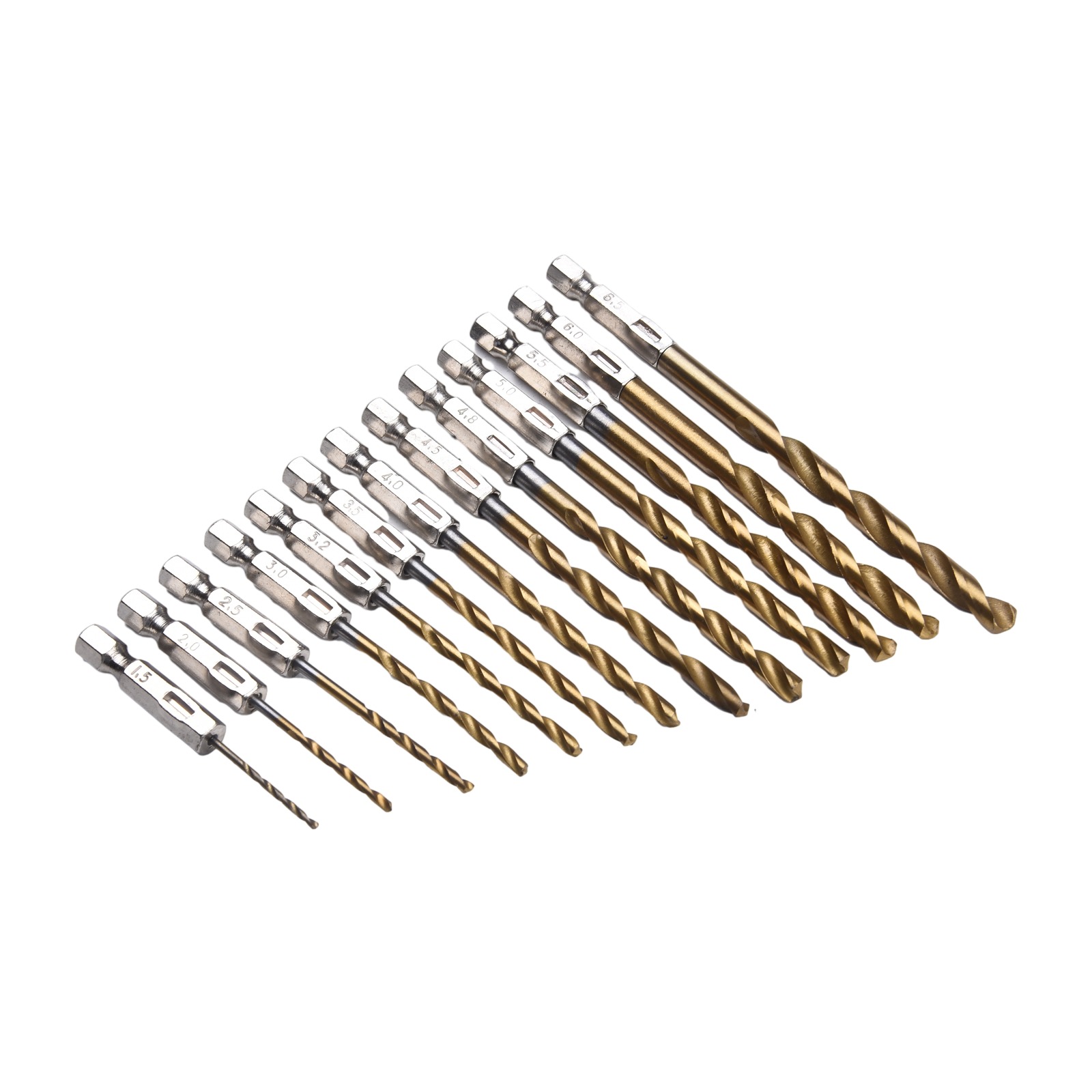 必須の13ピースHSSコーティングドリルビットキット、使いや - Woodworking Easy Projects のレビューと価格