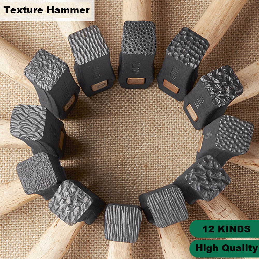 ジュエリーツール テクスチャーハンマー 木製ハンドル付き パ - Wooden Mallet Carving のレビューと価格